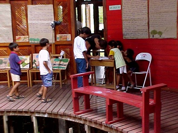 Escola Bosque, passarela interna módulo salas de aulas