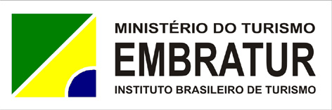 Logo EMBRATUR Ministerio Tur 2003 2x6cm