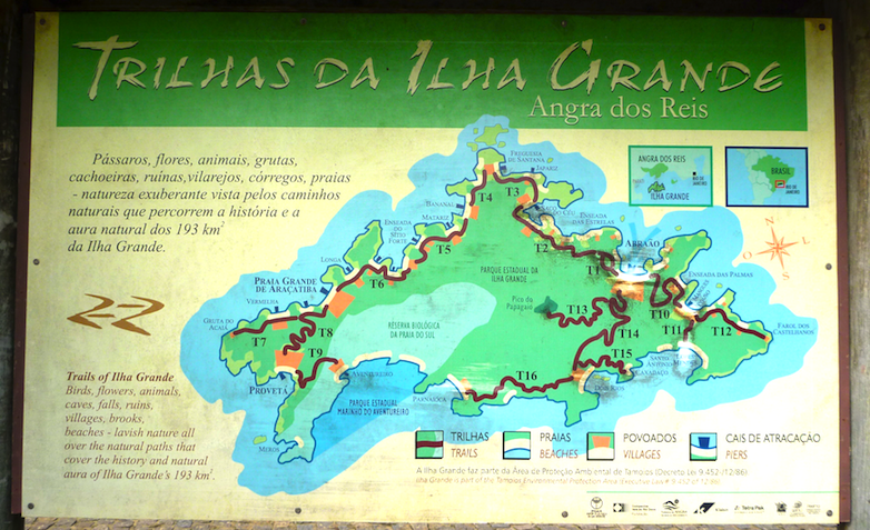 cruzeiros ilha grande mapa turistico dez2009